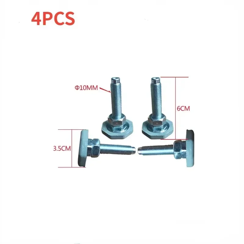 4Pcs Adjustable Washing Machine Feet for Drum Washer Anti Vibration Movable Bottom Support Pads Floor Stabilizer