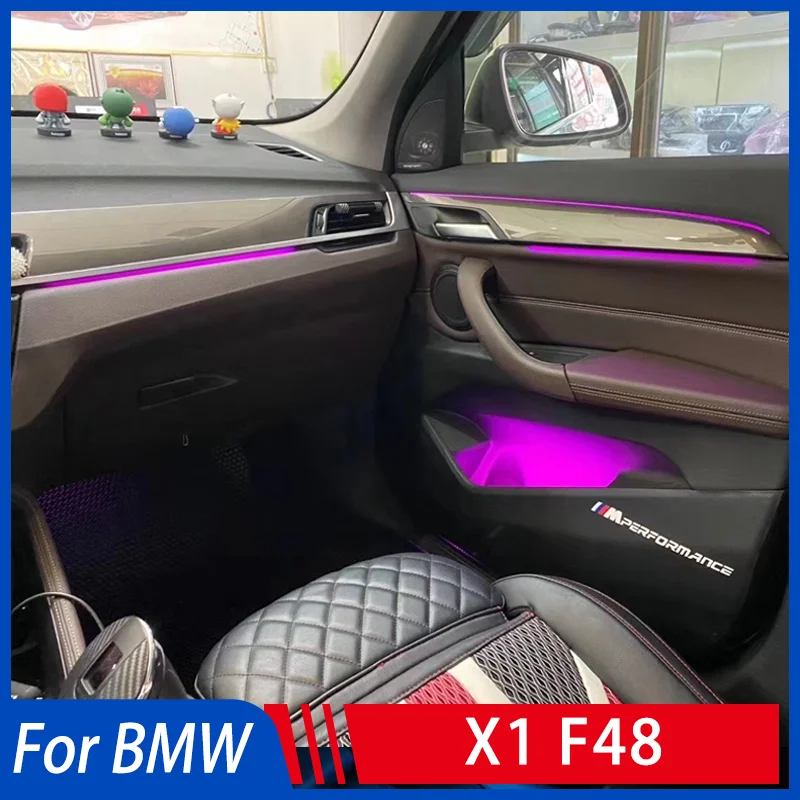For BMW X1/X2 F48/F49/F39 8 Colors Car Decorative Auto Ambient Light Led Strip Tuning Car Accessories