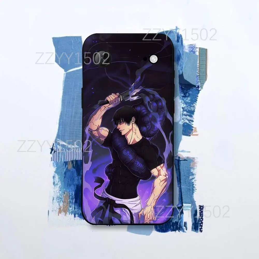 Toji  Fushiguro Jujutsu Kaisen Phone Case For iPhone 17,16,15,14,13,12,Pro,Max,Plus,E,SE4,Air,Mini Black Funda Shell