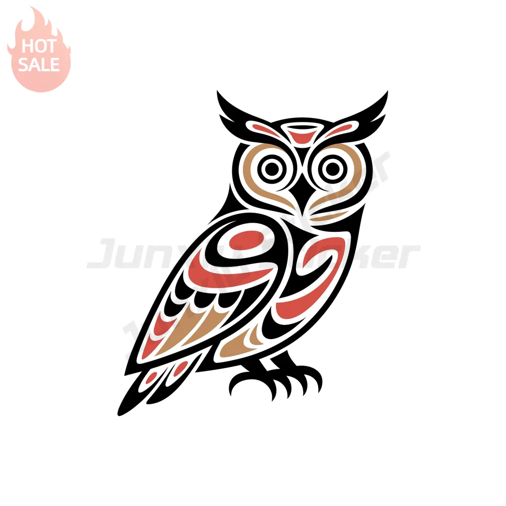 Tribal Art Ethnic Distinctive Sticker For Laptop And Travel Case UV Resistant Scratch Cover Vinyl Decal Exterior Decoration