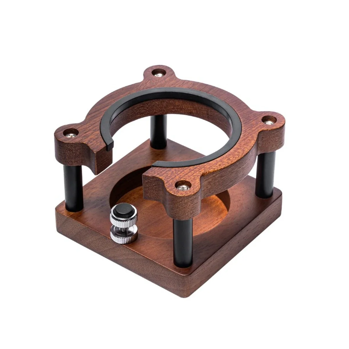 

Wooden Coffee Tamper Espresso Tamping Station Coffee Making Process Efficient Coffee Extraction For Coffee Enthusiasts