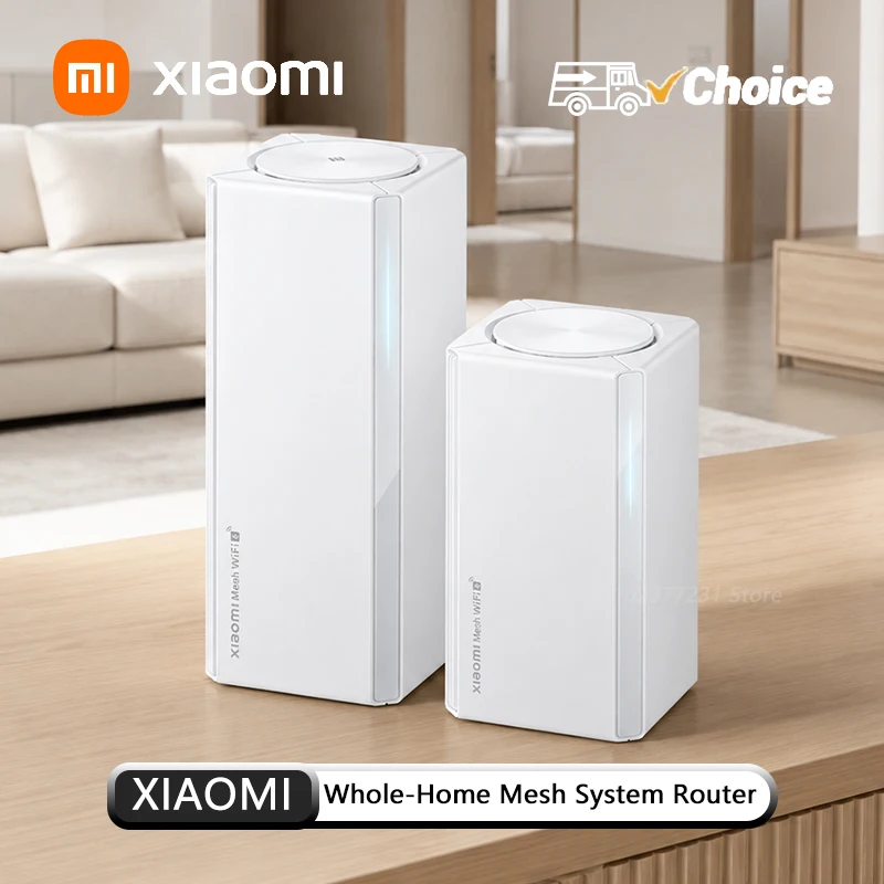 NEW Xiaomi Whole-Home Mesh System Router WiFi6 Bluetooth Repeater Modem Gateway IPTV Signal Amplifier Gaming Accelerator
