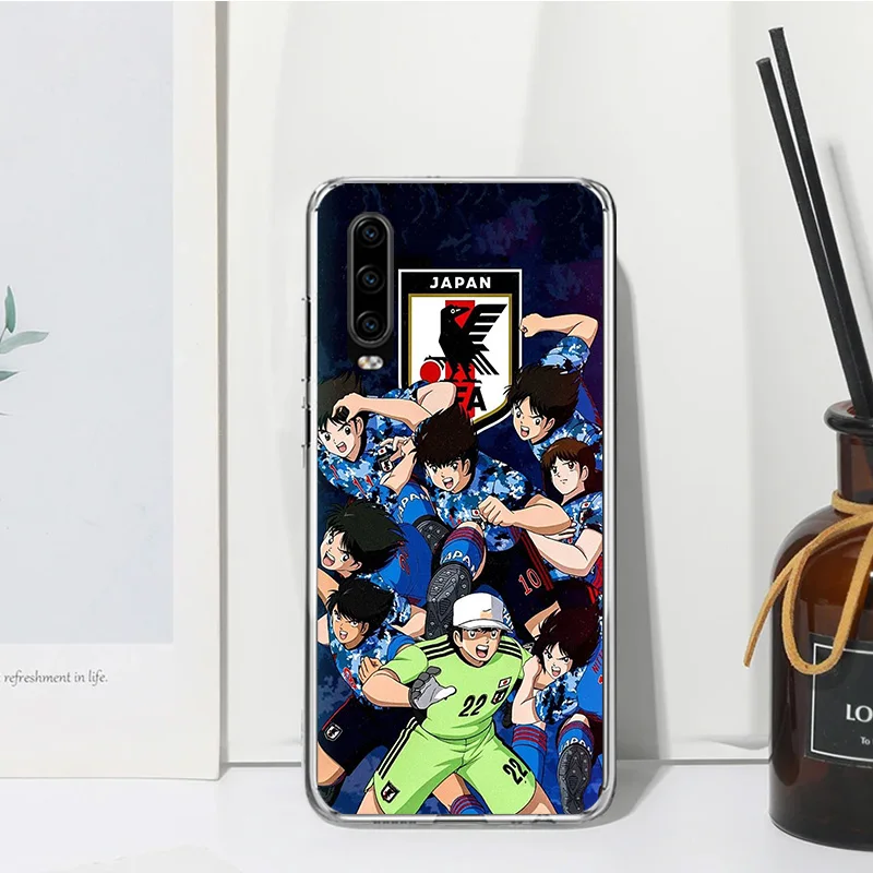 Captain Tsubasa Anime Phone Case For Huawei P30 P40 P20 P10 Lite Mate 20 10 Pro Y5 Y6 Y7 Y9S P Smart Z Fundas Back Cover