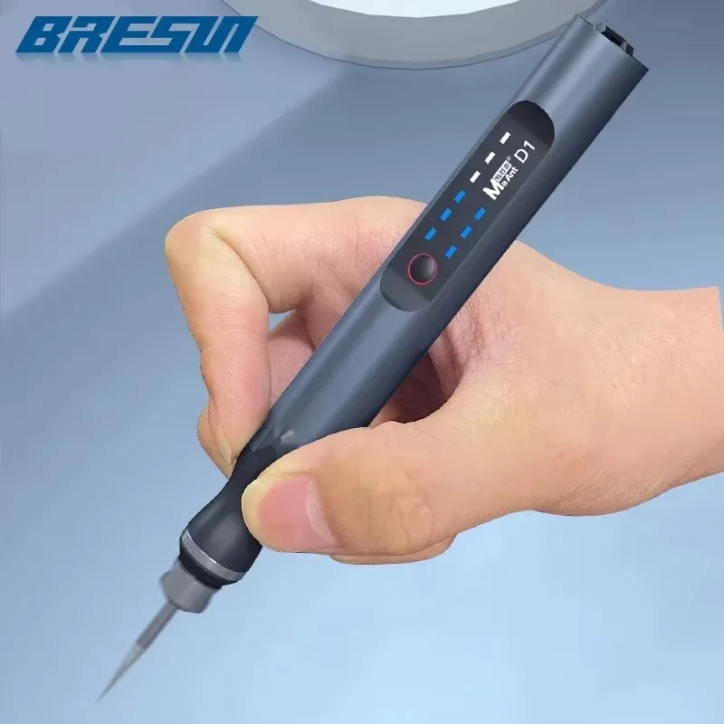 10W Elektrischer Gravierstift-Set, Mini-Schleifmaschine, Gravierbohrer, 3 Geschwindigkeitsstufen, kabelloser Bohrer, wiederaufladbares Rotationswerkzeug – Detail 1