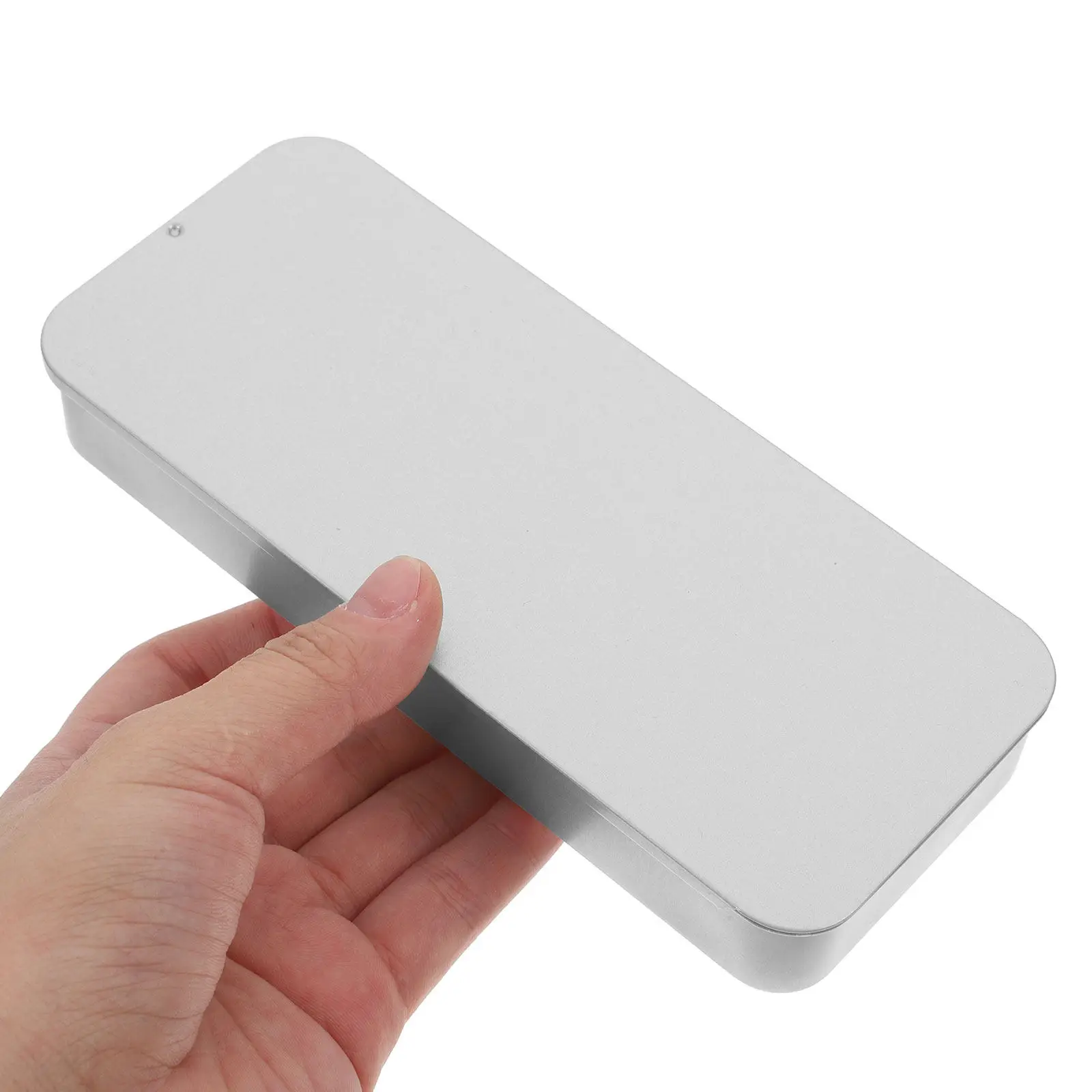 

Прочные металлические коробки с выдвижными крышками, пустые жестяные банки для конфет, практичные контейнеры для хранения, универсальный органайзер для косметики и украшений