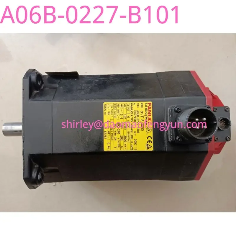 

Used A06B-0227-B101 Original disassembly servo motor function OK