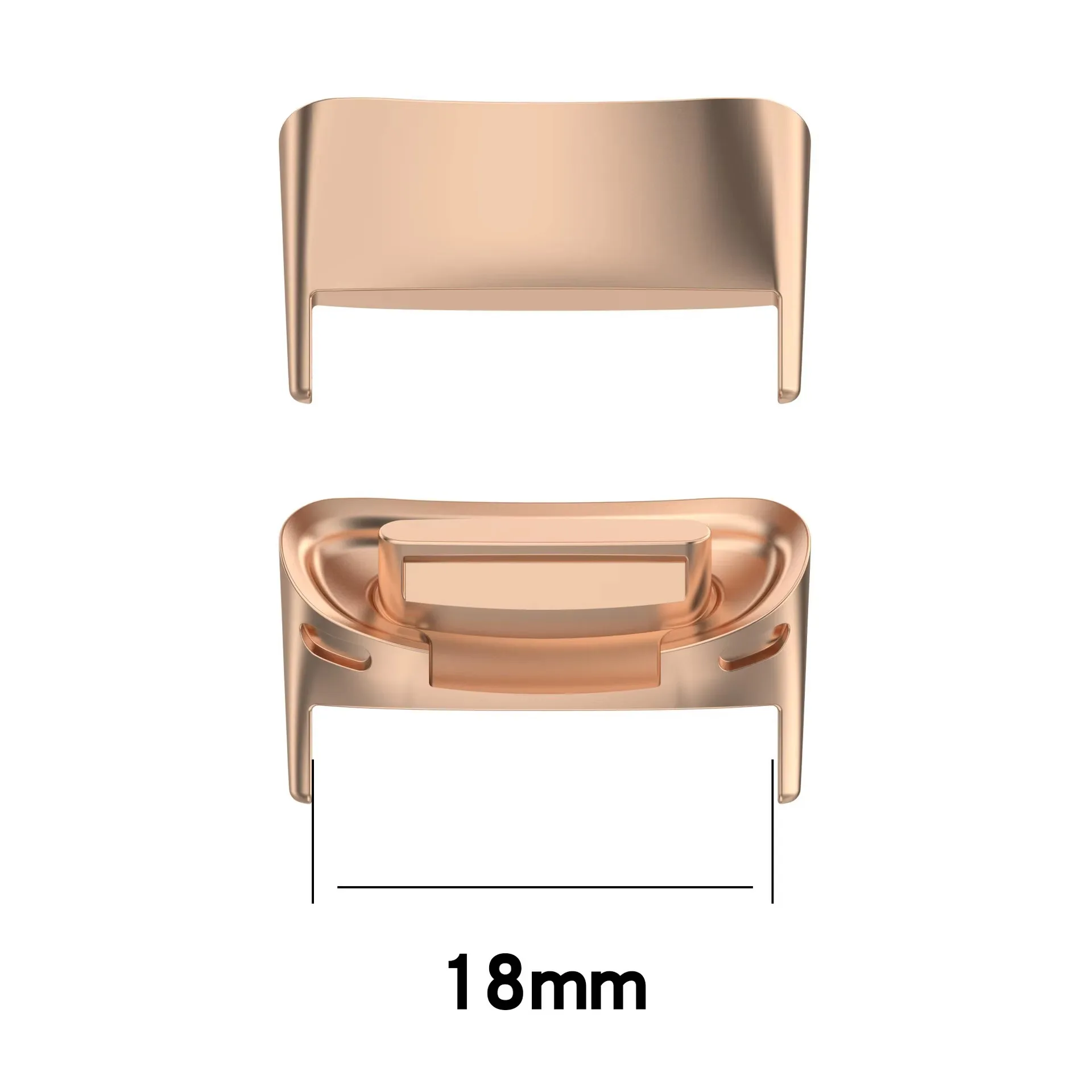 2pc 18mm Replacement Metal Connector Adapter for Fitbit Charge 6/Charge 5 Stainless Steel Connector Advanced Fitness Bracelet - view 6