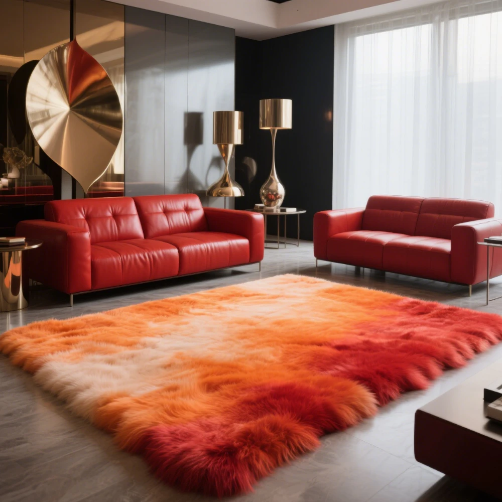 

VIKAMA Modern and Simple Style Silk - Wool Living Room and Bedside Mats, Soft, Comfortable, Lightweight, Wear - resistant