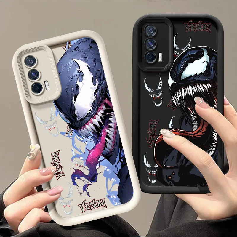 Marvel Spider Man Venom Phone Case For VIVO V30 X80 X90 X100 Pro V29 V40 Y100 Y02 Y17 Y22 Y76 S Y03 Y21 Y27 Y28 Y35 Y36 Y72 Y78