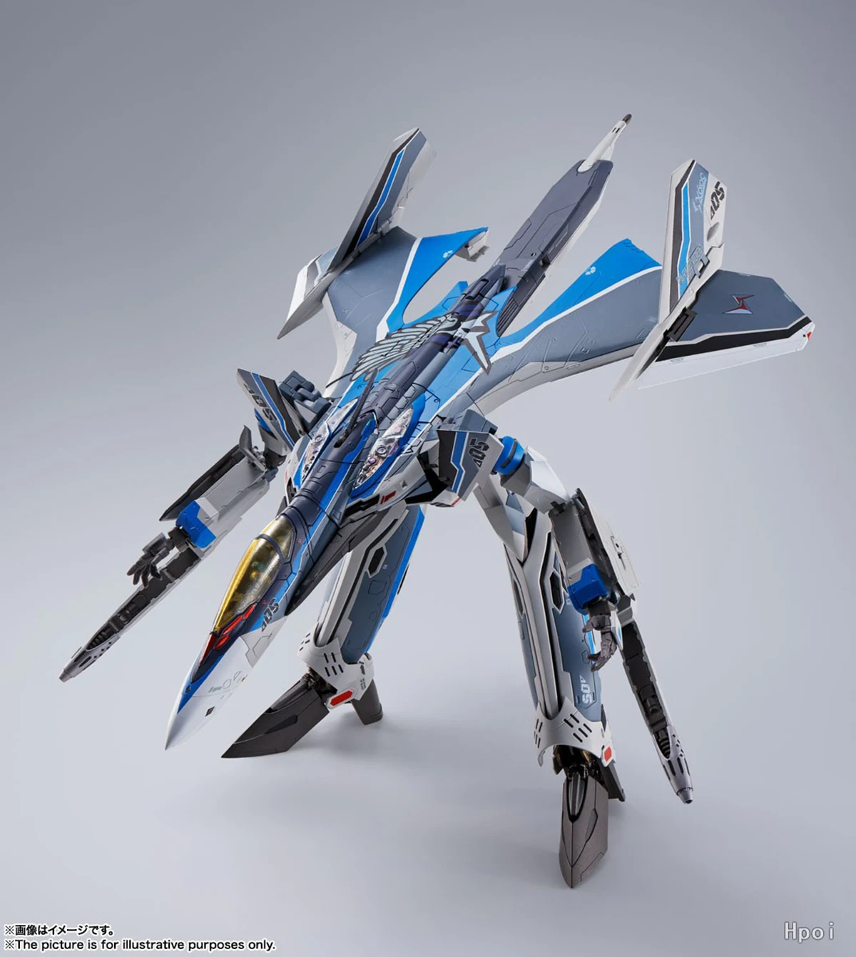 Original DX Chogokin Macross Delta Absolute LIVE !!!!!! VF-31AX Kairos Plus Fully Transformable (Hayate Immelman machine)26cm