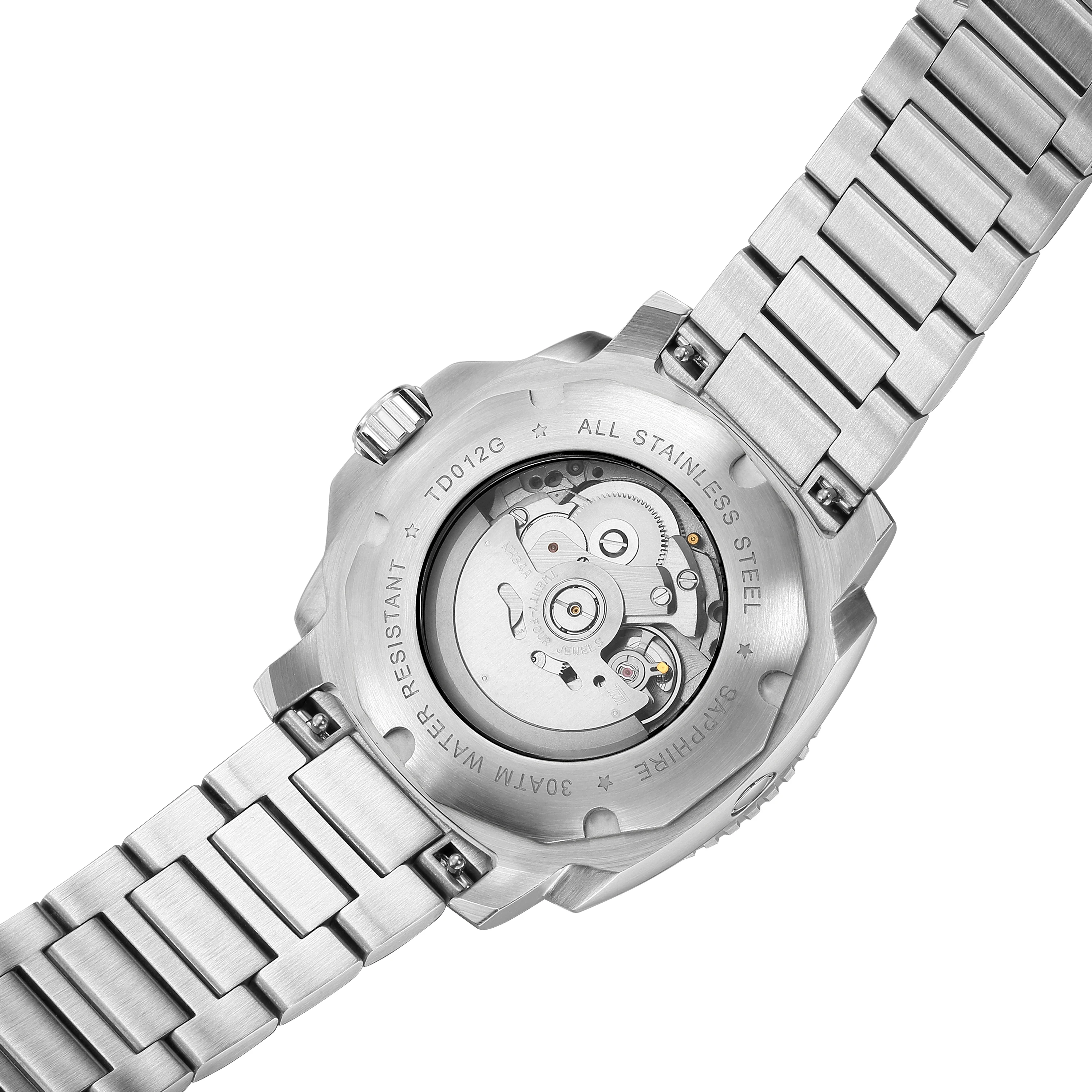 TOPHILL NH34 Movimento automatico Orologio da polso Submariner Orologio da sub 300M Orologi da uomo GMT Orologio meccanico