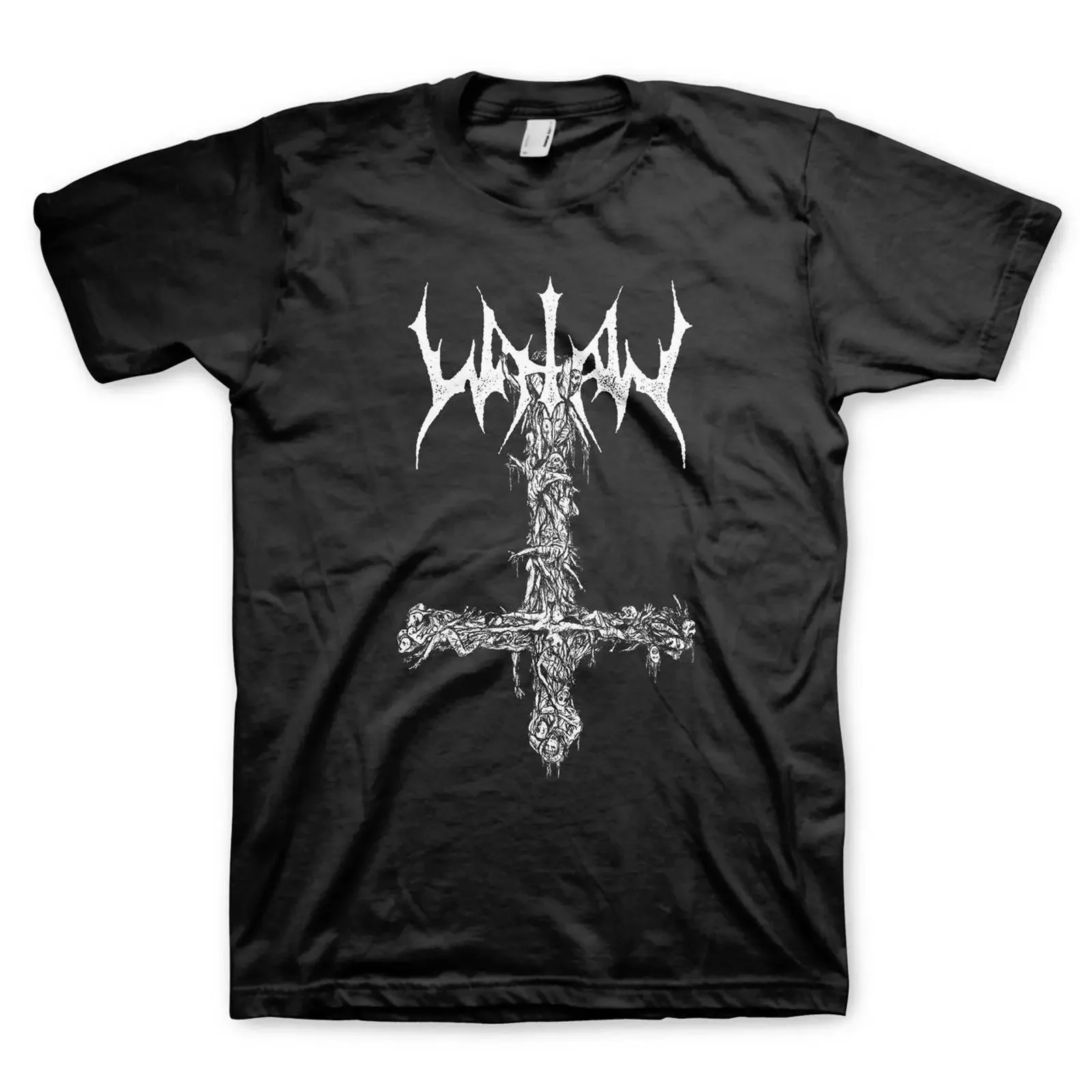 Watain Crucifix T Shirt vintage Washed Versatile Soft Comfortable fashion Casual Breathable Stylish Top For Everyday Wear