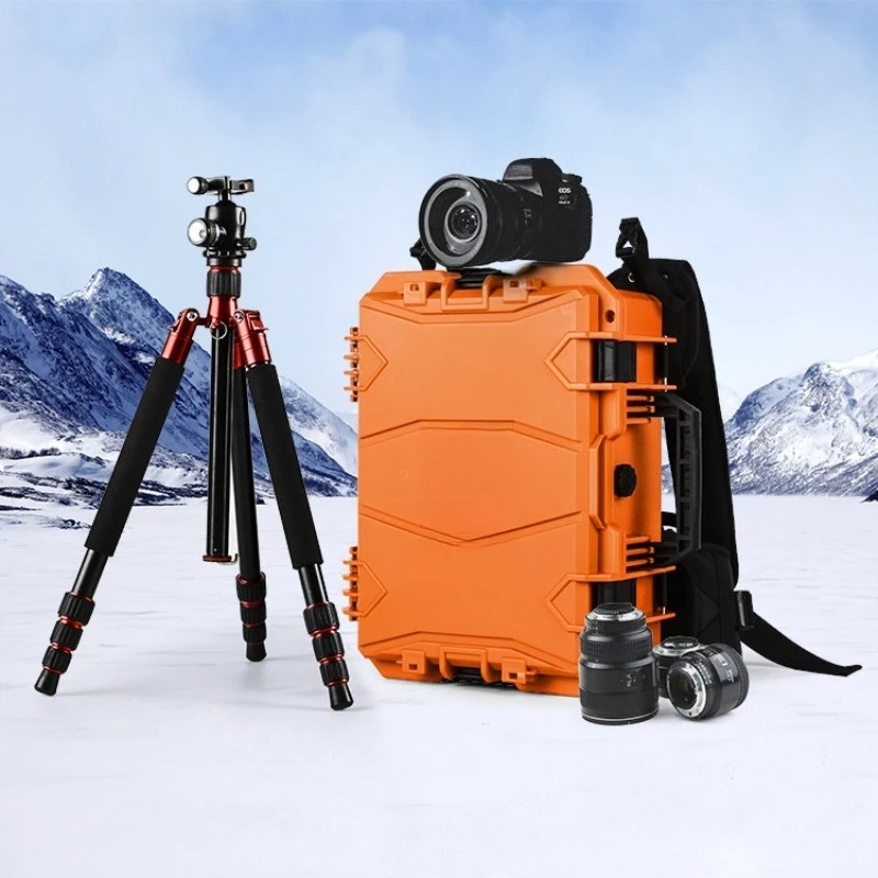 حقيبة ظهر، صندوق أدوات بلاستيكي للكاميرا المحمولة، حقيبة مقاومة للماء والغبار.