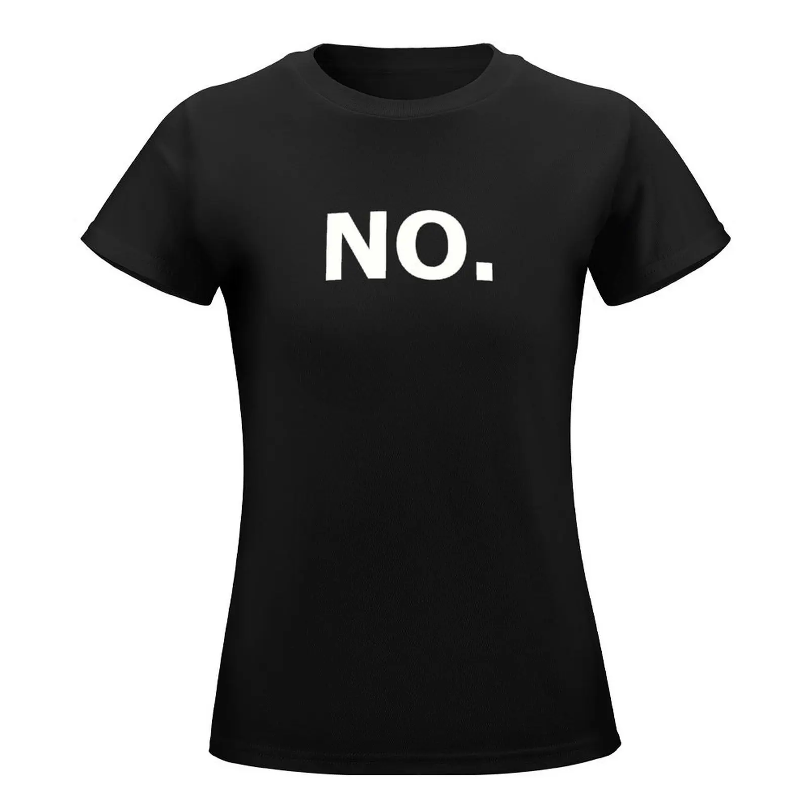 Negative Response T-Shirt aesthetic clothes Blouse Woman clothing