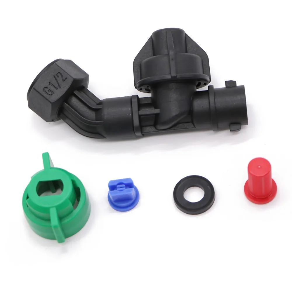 Premium 45 Degree Threaded Spray Nozzle, Side Bending Measuring Boom Nozzle for Agricultural Spraying