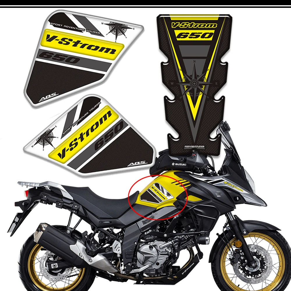 Tank Pad TankPad Protection Fuel Oil Kit Adventure Stickers For Suzuki V STROM VSTROM DL 650 XT 650XT 2018 2019 2020 2021 2022