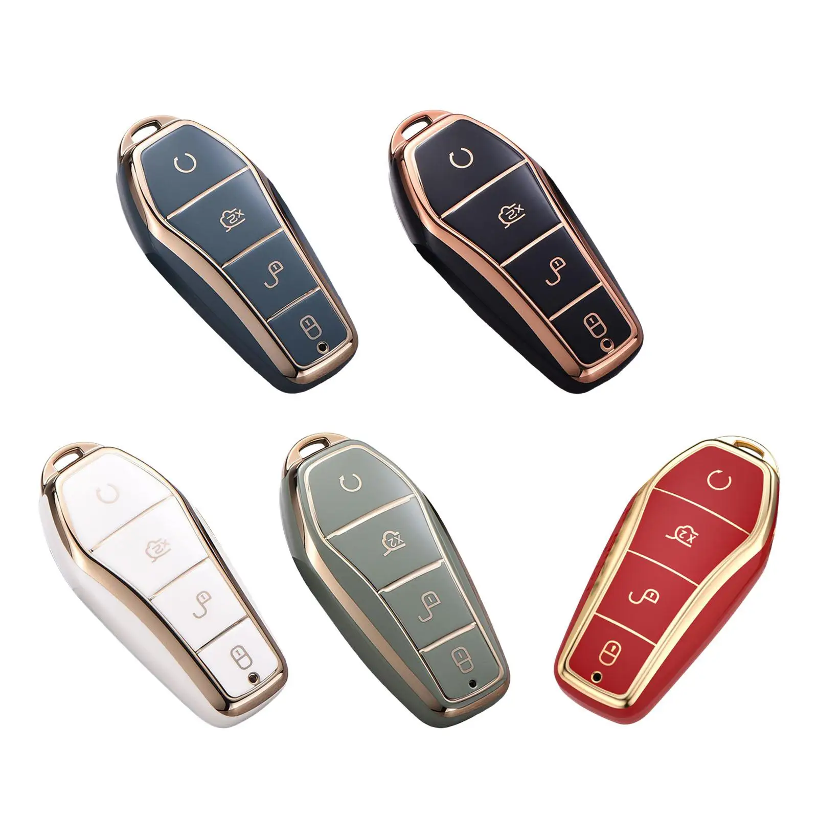 Automotive Key Fob Cover Soft TPU for Byd Atto 3 Accessories Durable