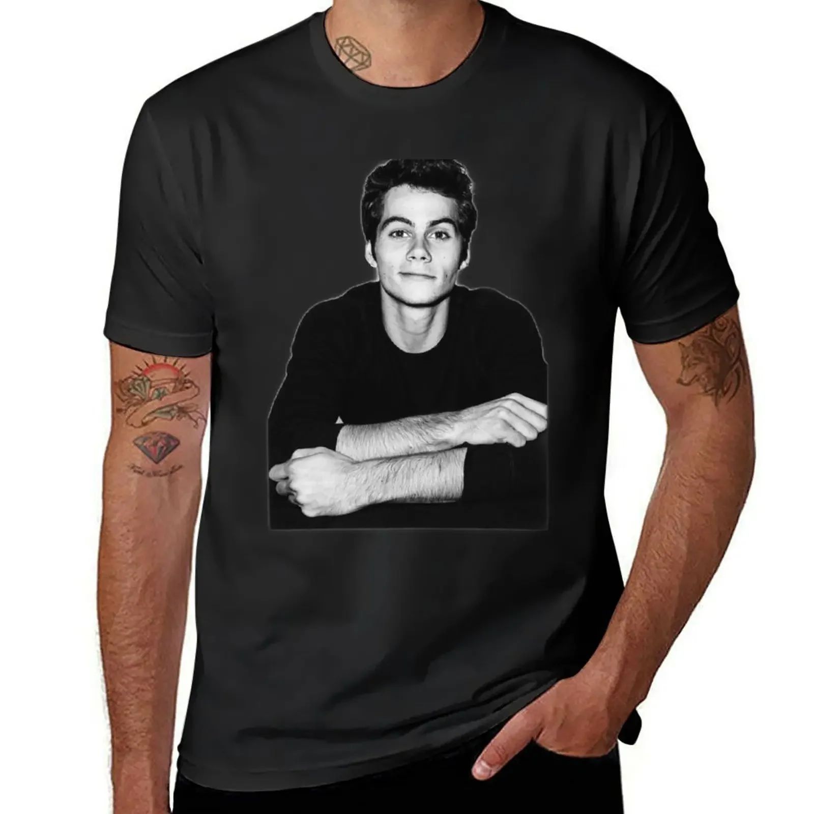 Dylan O’brien T-Shirt football t shirt customs hippie clothes t shirts men