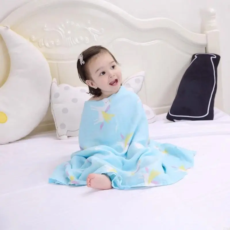 77HD Baby Blanket for Newborns & Toddler 2-layer Breathable Quilt Soft & Comfortable