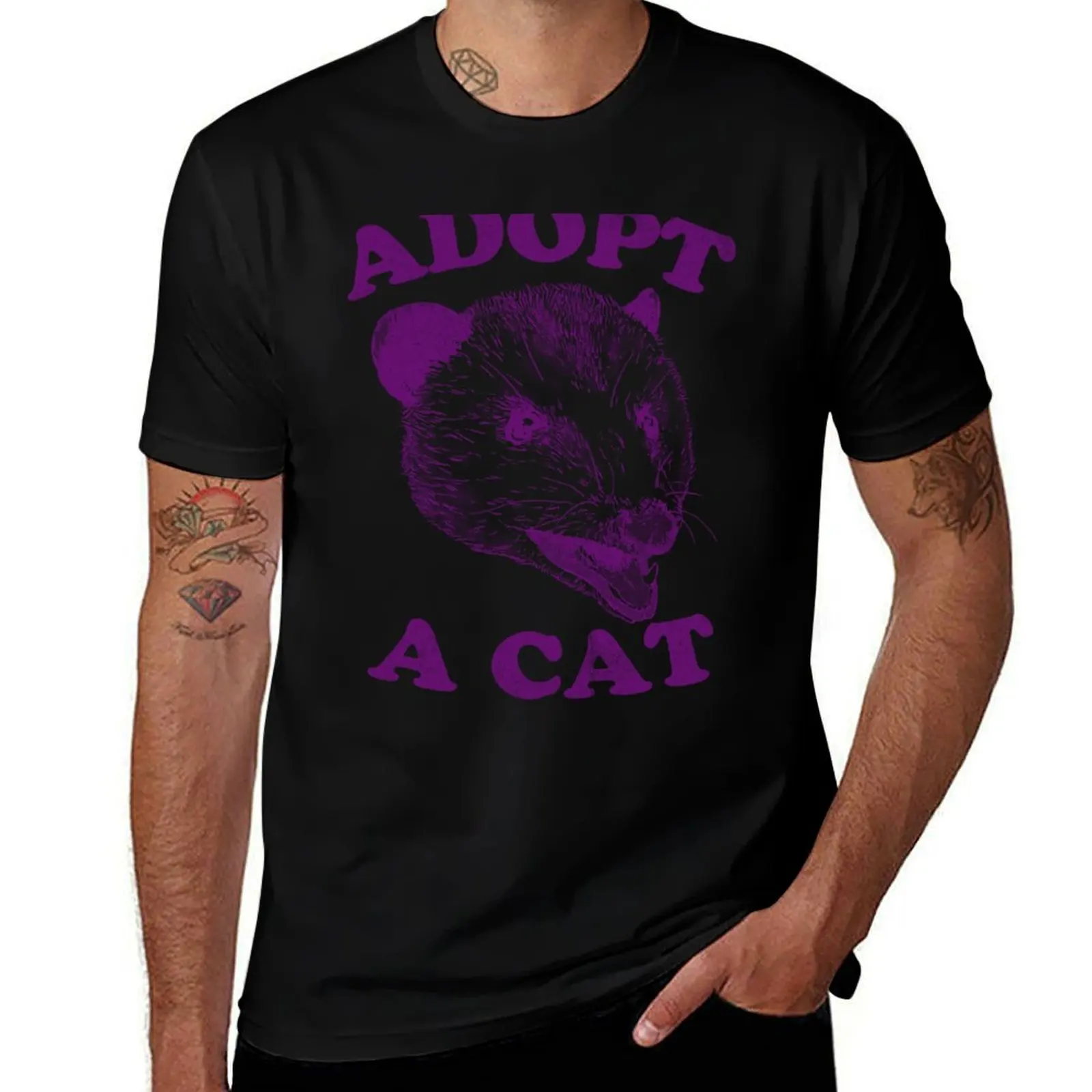 

Adopt A Cat T-Shirt t shirt man designer t shirts designer man graphic t shirt T-Shirt