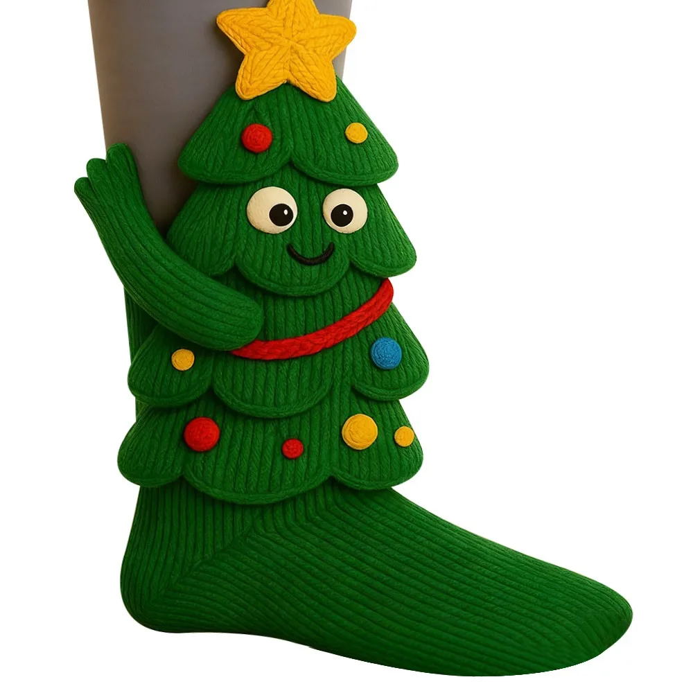 

Creativity 3D Knit Animal Socks Hand Crocheted Warm Funny Socks Anti-Sweat Breathable Winter Socks for Men & Women