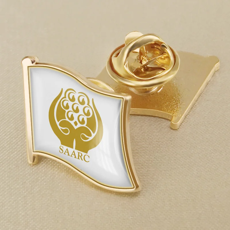 South Asian Association for Regional Cooperation Flag Brooches Badges Lapel Pins