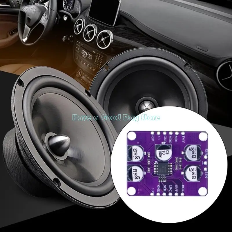 462D PCM1808 24bit 99dB Sound Stereo Single Ended Analog Input Decoding 24bit Amplifier Board Player Module Adapter