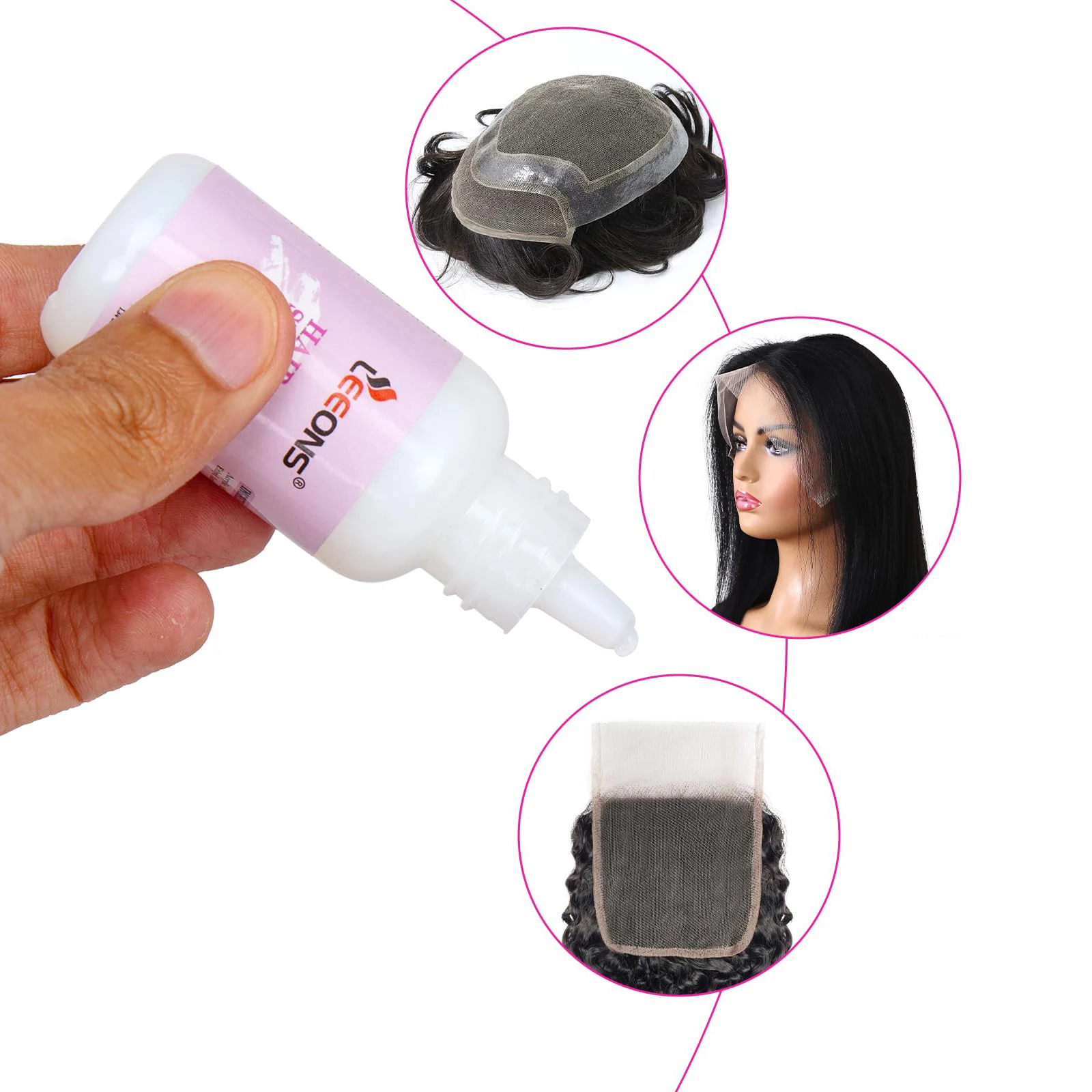 Ultra Hold Wig Glue Long Lasting Hold Hair Wax Stick Hair Glue Remover Edge Control Braids Gel Professional Wig Wearing Tools