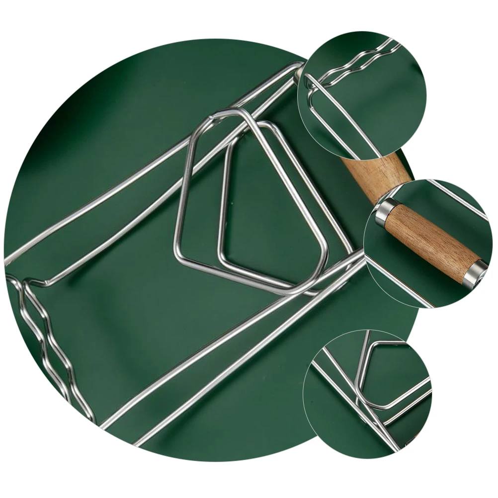 

1pc Stainless Steel Dish Clip Pan Gripper Heat Insulation Clamp Anti-Scalding Bowl Clip Ergonomic Lightweight Kitchen Gadget