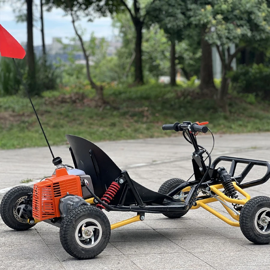 Kid Mini Suspension Handlebar 49cc Outdoor Sport Go Kart Sand Cross Through KartAdult Go KartSummer Go KartOutdoor Sports Kart view 4