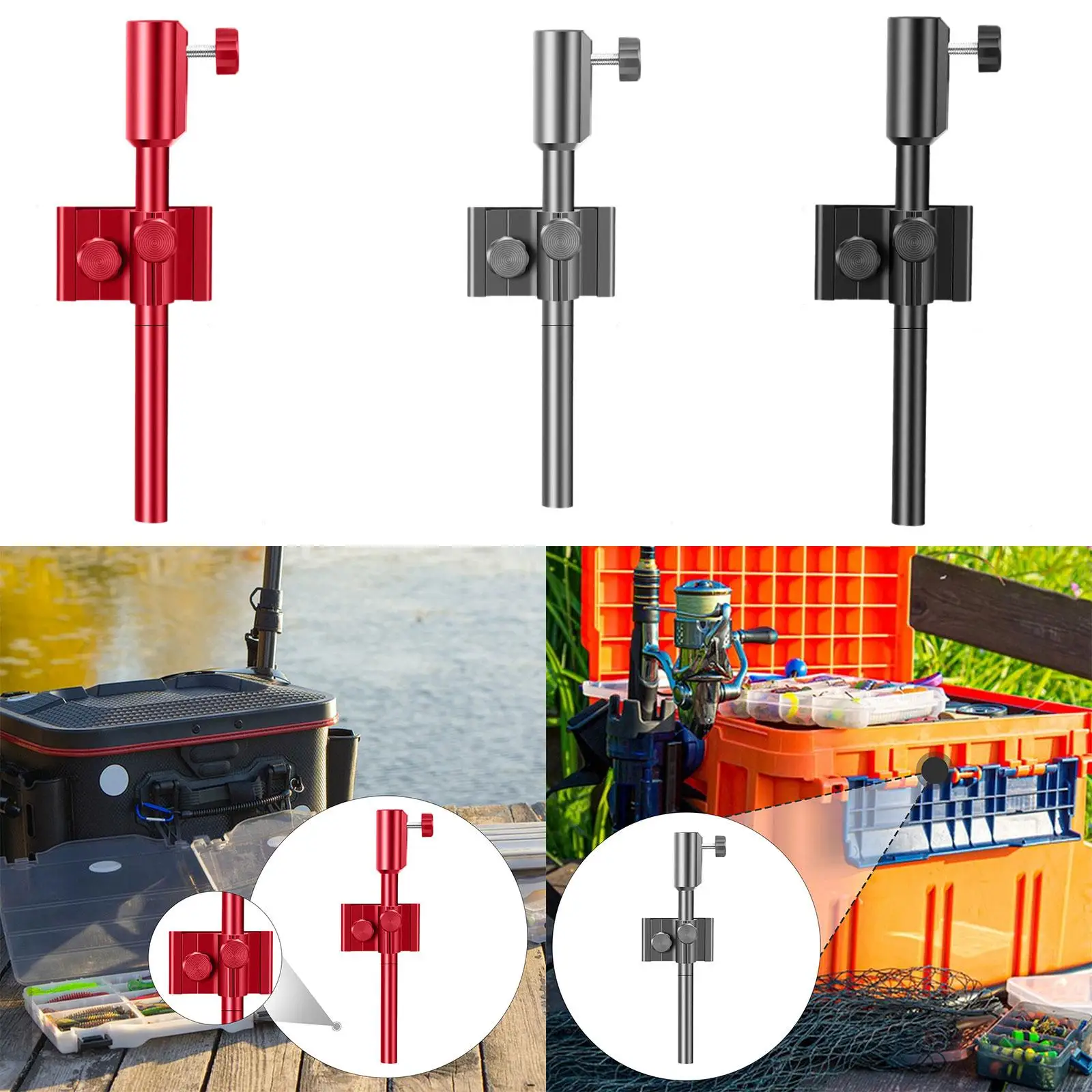 Caja de cebos, estante de pesca, caja de cebos, estante para aventuras en aguas profundas de Shoreline
