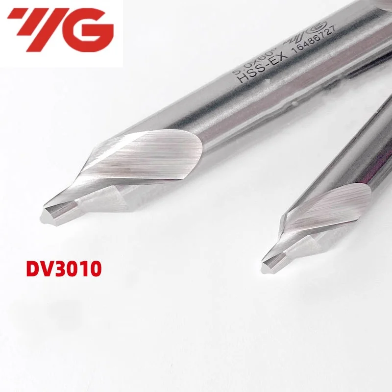 1PCS YG HSS-EX 60 Degrees Center Drill Bit DV3010 1.0 D1.5 D2.0 D2.5 D3.0 D4.0 D5.0MM Processing Stainless Steel Steel