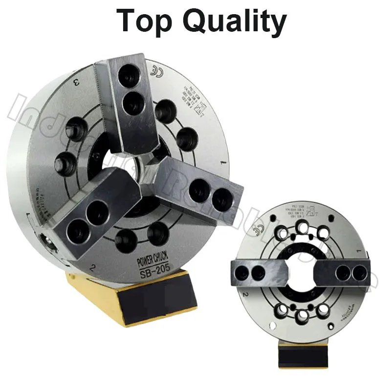 5 Inch CNC Hydraulic Chuck 125mm Through Hole Power Chuck 2/3/4 Jaw Auto Centering for Metal Lathe High Quality
