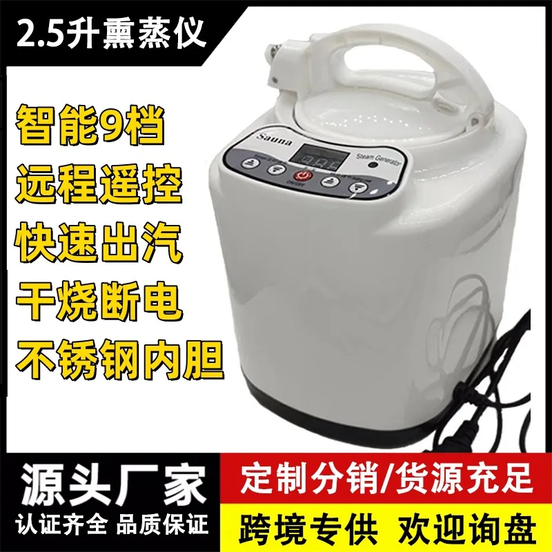 2.5 liters household multifunctional fumigator sauna box steam engine new steamer commercial sweating accessories