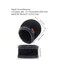 4pcs sets Winter Warm Velvet men Hat Scarf Gloves Set For men and women Girls Outdoor Riding Hat Beanies Neck Protection Scarf C 6