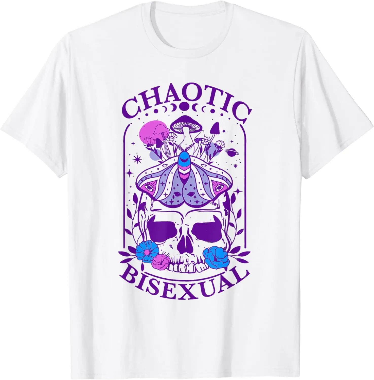 

Chaotic Bisexual Bi бисексуальный Прайд футболка
