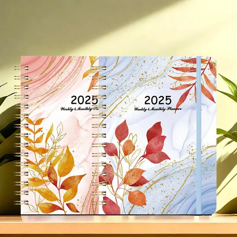 2025 Monthly Planner Spiral Notebook 2025 Planner January-December 2025 Agenda Planner Appointment Book Planner With Elastic