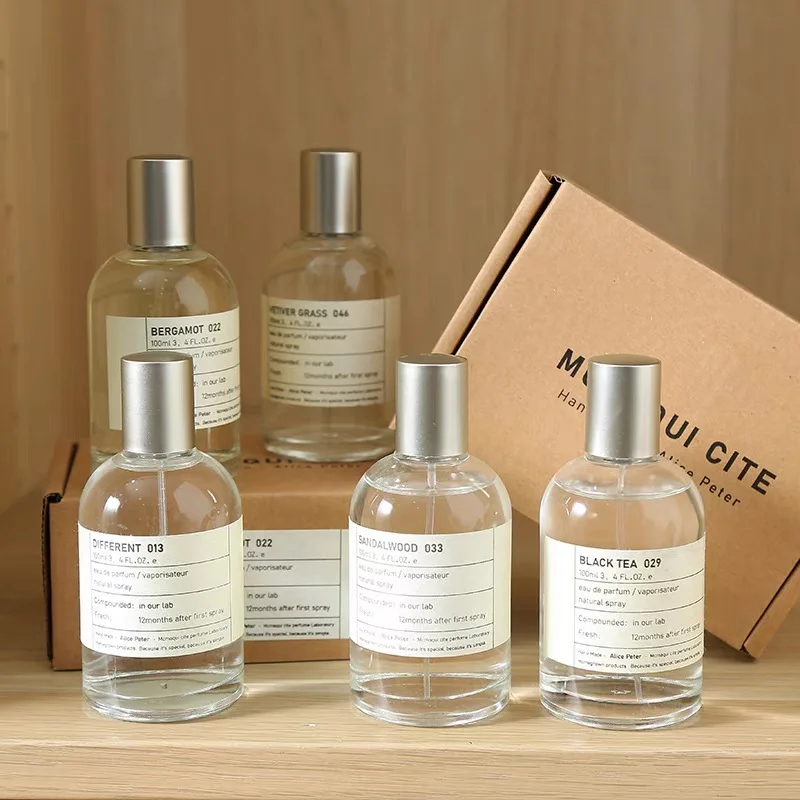 

100ML Unisex Laboratory Perfume Sandalwood Fresh Fragrance Eau De Toilette Classic Women Man Parfum Bergamot Body Spray Cologne