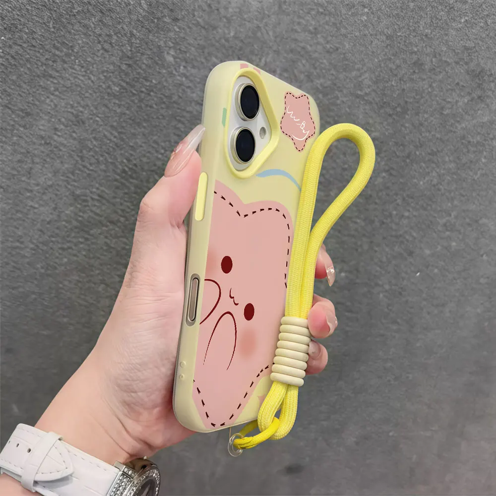 Coque de téléphone en silicone mat effet gelée pour Xiaomi 17 Pro Max 15T Pro Mi11 Lite 5G 14T Pro avec dragonne de protection et sangle de poignet