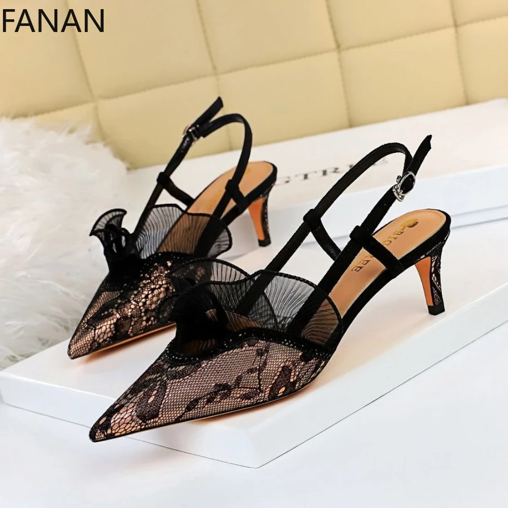 Genuine Leather High Heel Sandals Luxur Woman Shoes Sandals Women 2026 Sexy Wedding Shoes Party Single Shoes Advanced