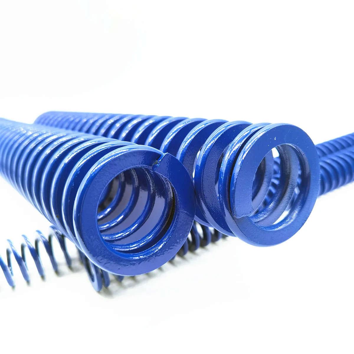 Molde de compresión de estampado en espiral, longitud de 305mm, carga de luz azul, 6mm diámetro exterior de-40mm, ID de 3mm-22,5mm, estándar americano, 1 unidad