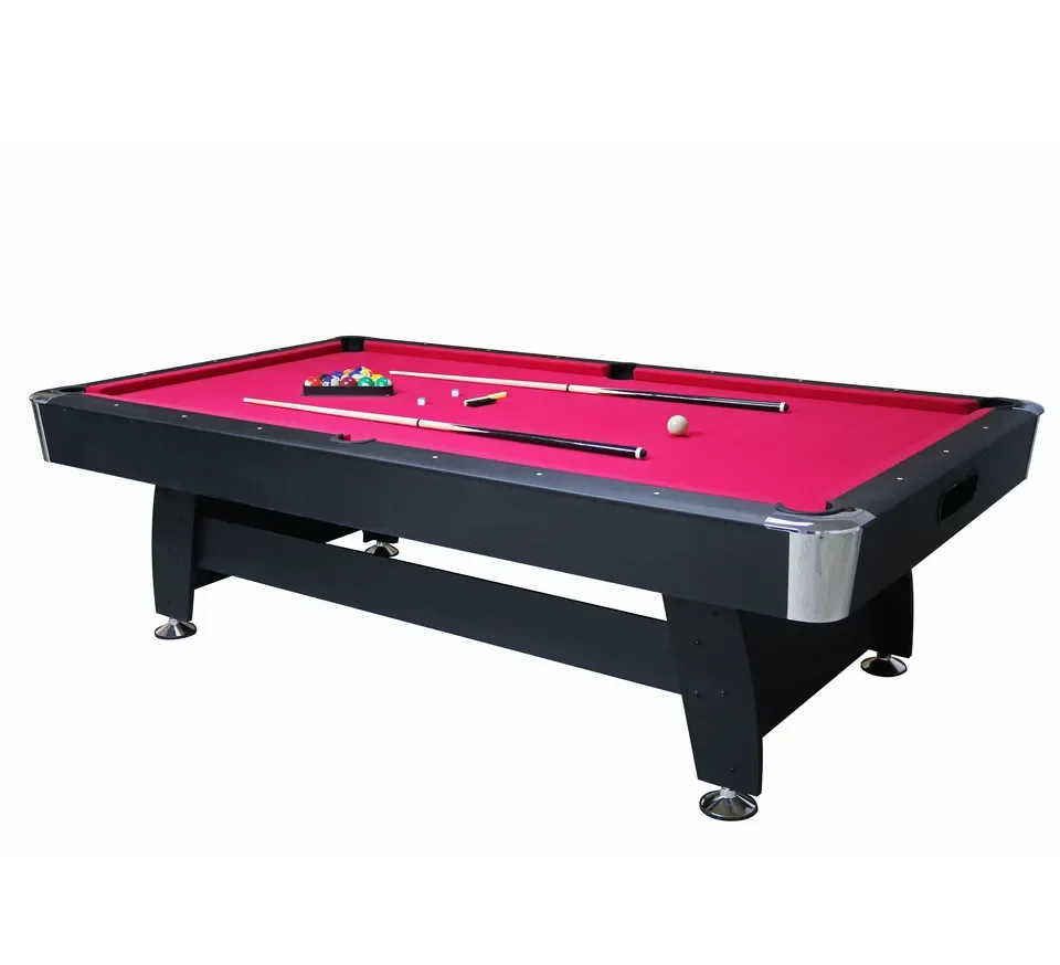 8ft Billiard Table Pool Table With MDF Cushion And PVC Pocket Rubber Cushion For Indoor Use Table Game