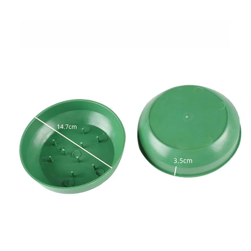 Circular Flower Clay Tray with Needle A Set of Bloom Stand Podium Conference Table Decorations DIY Flower Tray for Bloom Shop