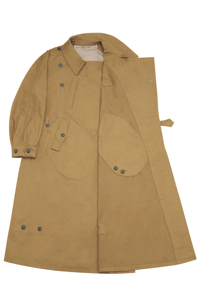 GUTA-036 WWII Geman DAK Tropical Afrikakorps Motorcyclist sand protective coat Kradmantel