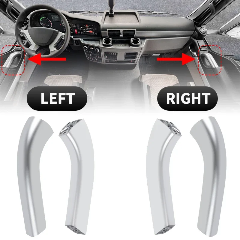 

Interior Door Handle for MAN TGX TGL Matte Silver Inner Front Left Right Door Opener Inner Door Handle 81626304155 81626304156
