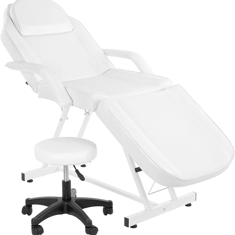 Facial Bed Massage Table Adjustable Tattoo Chair with Free Barber Bed Spa Salon Equipment Comfortable Modern Design