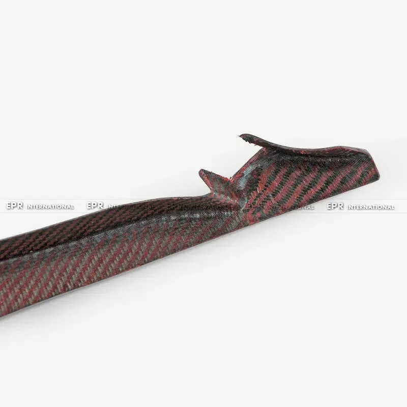 ل سيفيك نوع R FK8 VRSA2 نوع الأحمر ألياف الكربون الفاصل المصد الأمامي Canard المفسد الوفير تقليم Docoartion زعانف الجانب 4 قطعة