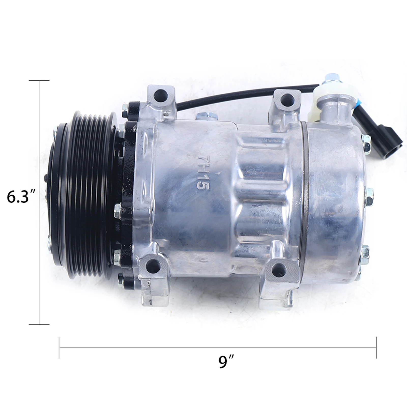 12V AC A/C Compressor Fits For Peterbilt And Kenworth Trucks Replaces 4039 4424 4731