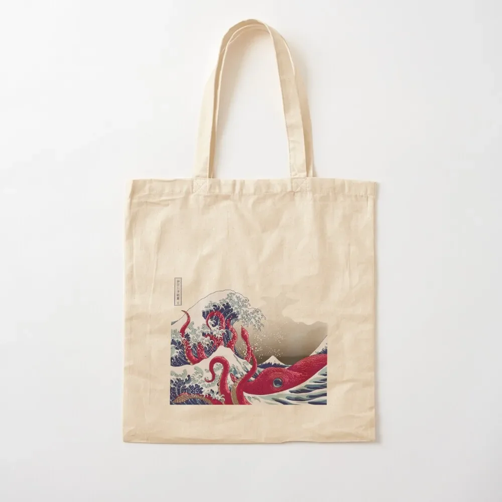 

Hoktopusai Tote Bag Woman shopper bag bag for beach large tote eco folding