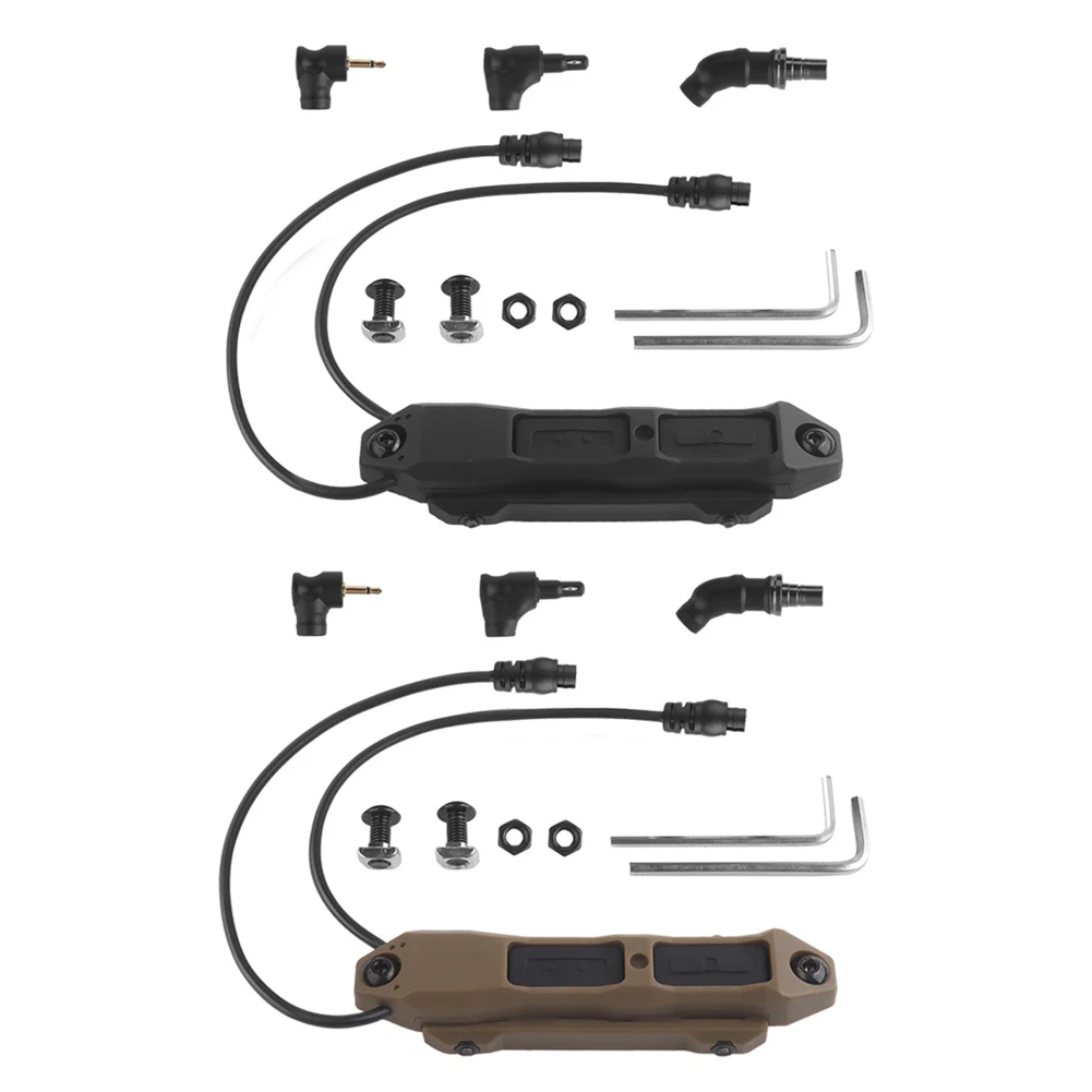 TAPS Botão Interruptor de pressão remoto com kit de montagem Interruptor de luzes de arma Interruptor de pressão de lanterna para lanterna PEQ